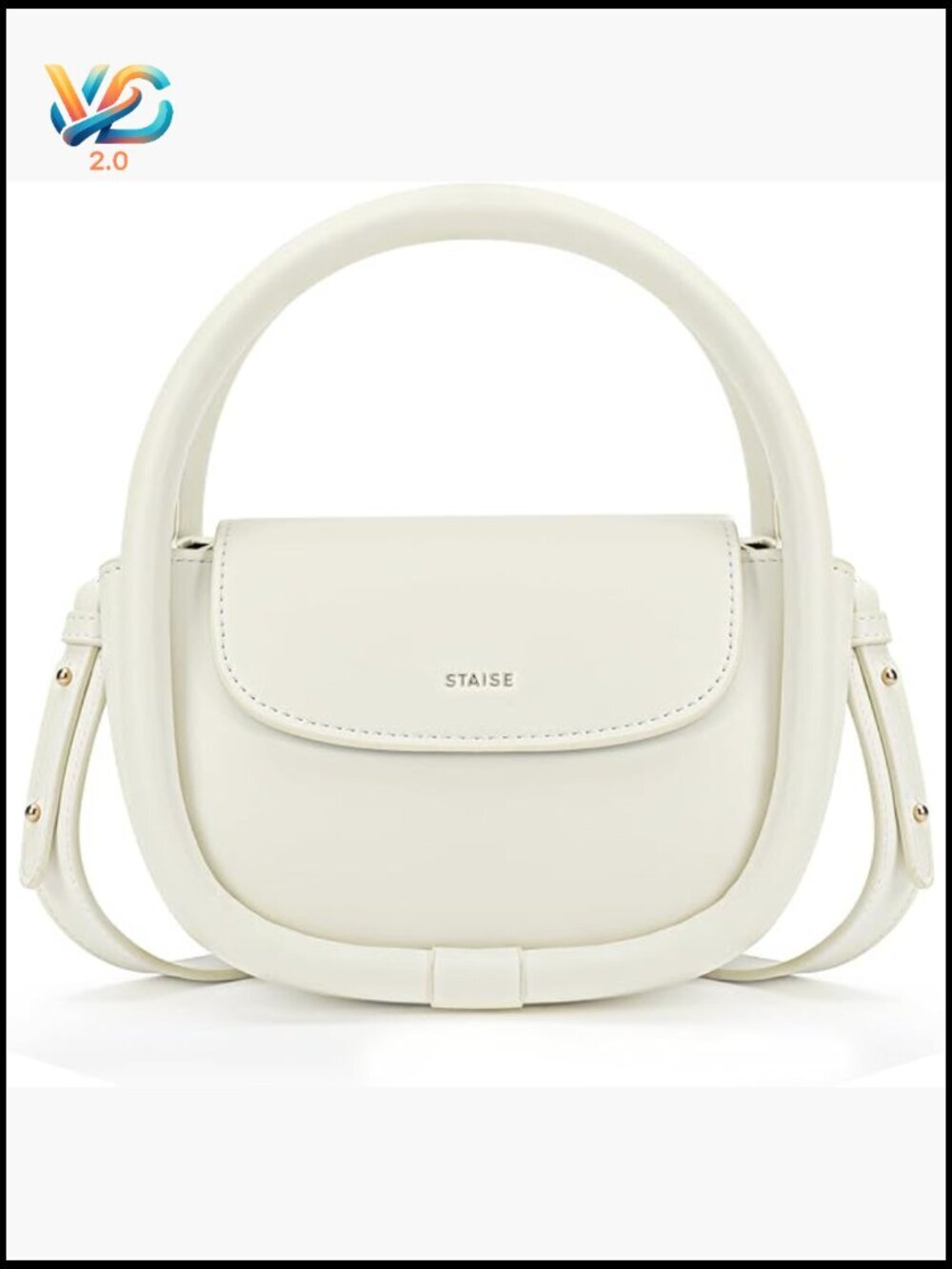 Mini Top Handle Crossbody Bag Faux Leather Shoulder Purse
